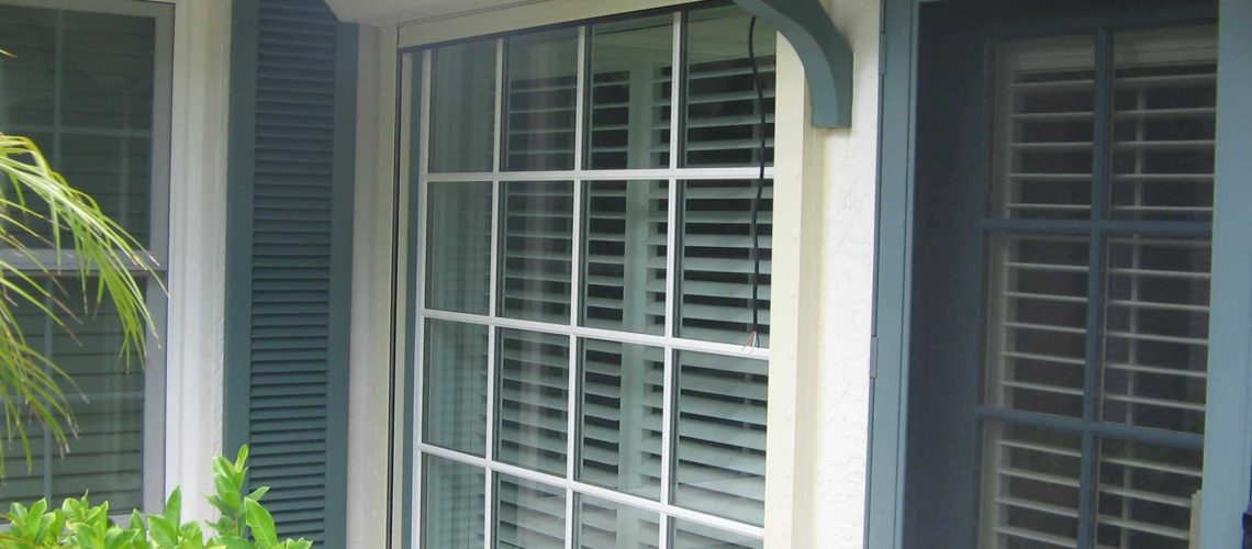 Aluminum Roll Down Shutters over window | Alufab USA